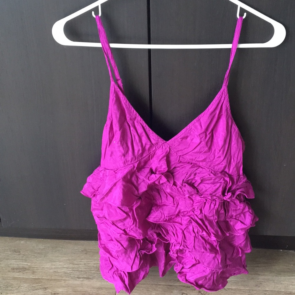Ruffled tank